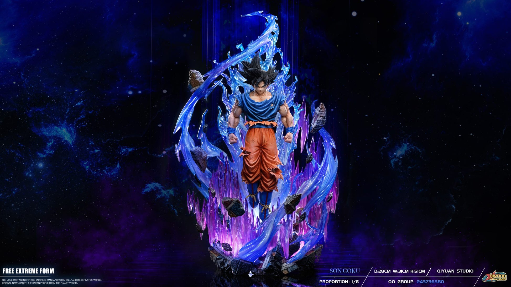 Dragon Ball - Qi Yuan Studio Ultra Instinct Son Goku – DaWeebStop