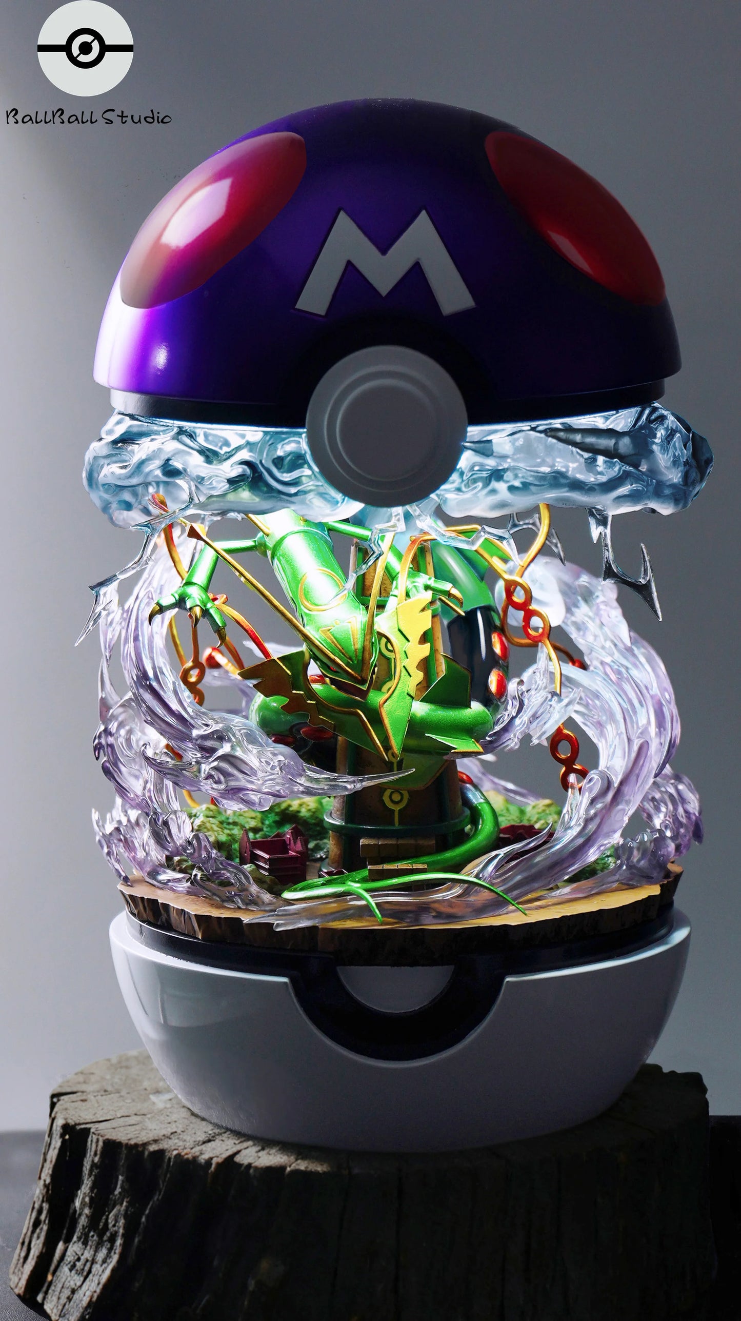 Pokemon - BallBall Studio Rayquaza Resin Statue