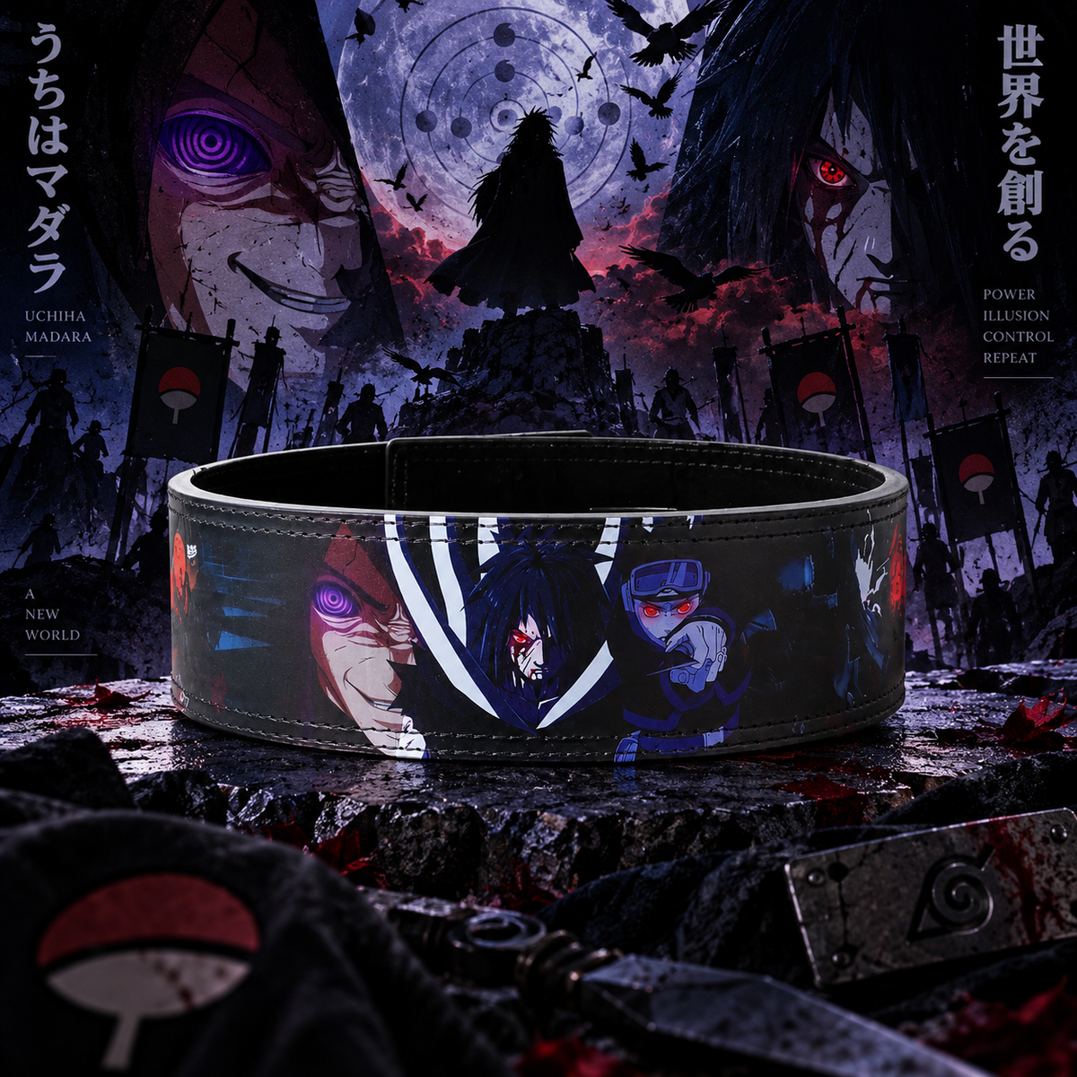 Naruto Obito and Madara Training Belt