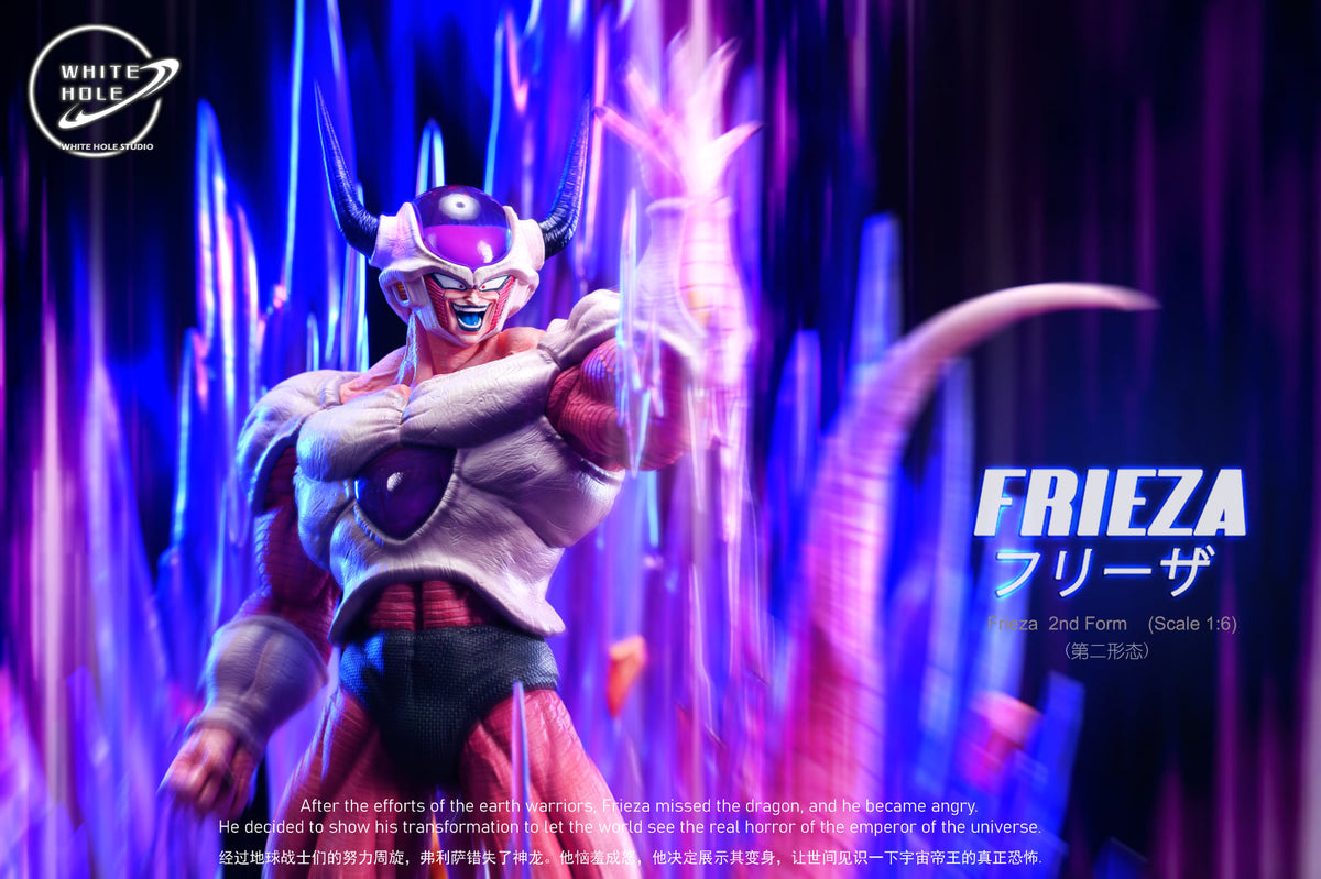 Dragon Ball - White Hole Studio Frieza 2nd Form 1/6 EX resin statue - upper body close-up - DaWeebStop
