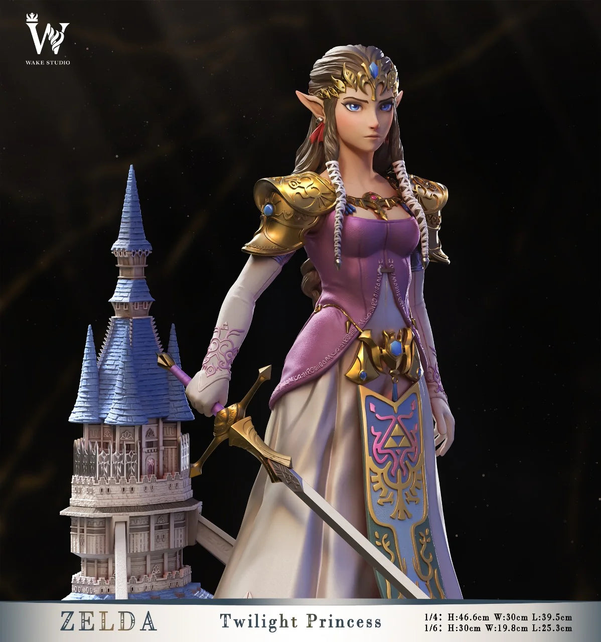 The Legend of Zelda - Wake Studio Twilight Princess Zelda Resin Statue