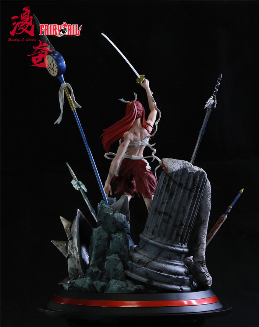 Monkey D Studio Fairy Tail 1/6 Erza Scarlett GK Resin Statue - DaWeebStop