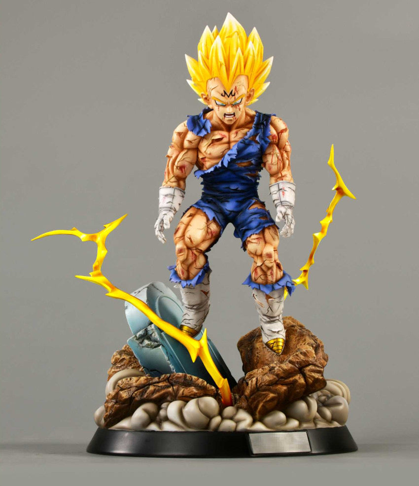27cm Dragon Ball Z Majin Vegeta Anime Figure Self-destruct Dbz Super Saiyan  Action Figures Pvc Statue Figurine Model Toys Gift Z | Fruugo BH