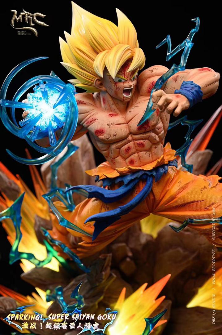 Dragon Ball - Master Resin Collection Sparking! Super Saiyan Goku - DaWeebStop