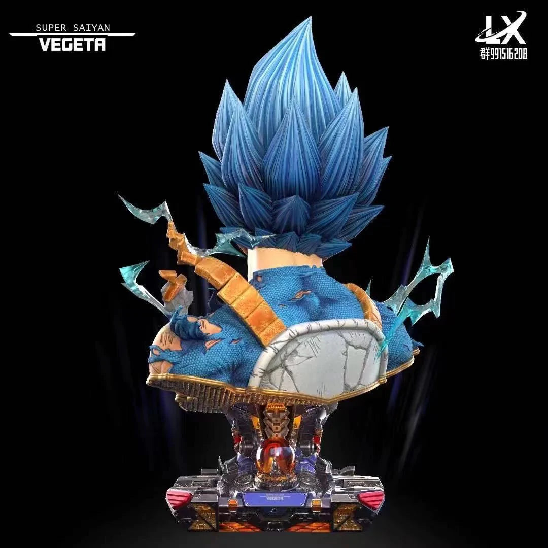 Estátua Com LED Vegeta Super Saiyajin Blue: Dragon Ball Z