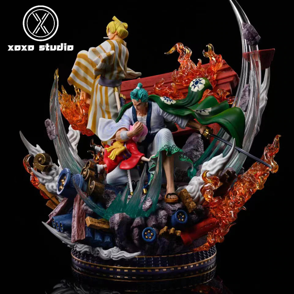 One Piece - XOXO Studios Zoro & Sanji & Toko - DaWeebStop