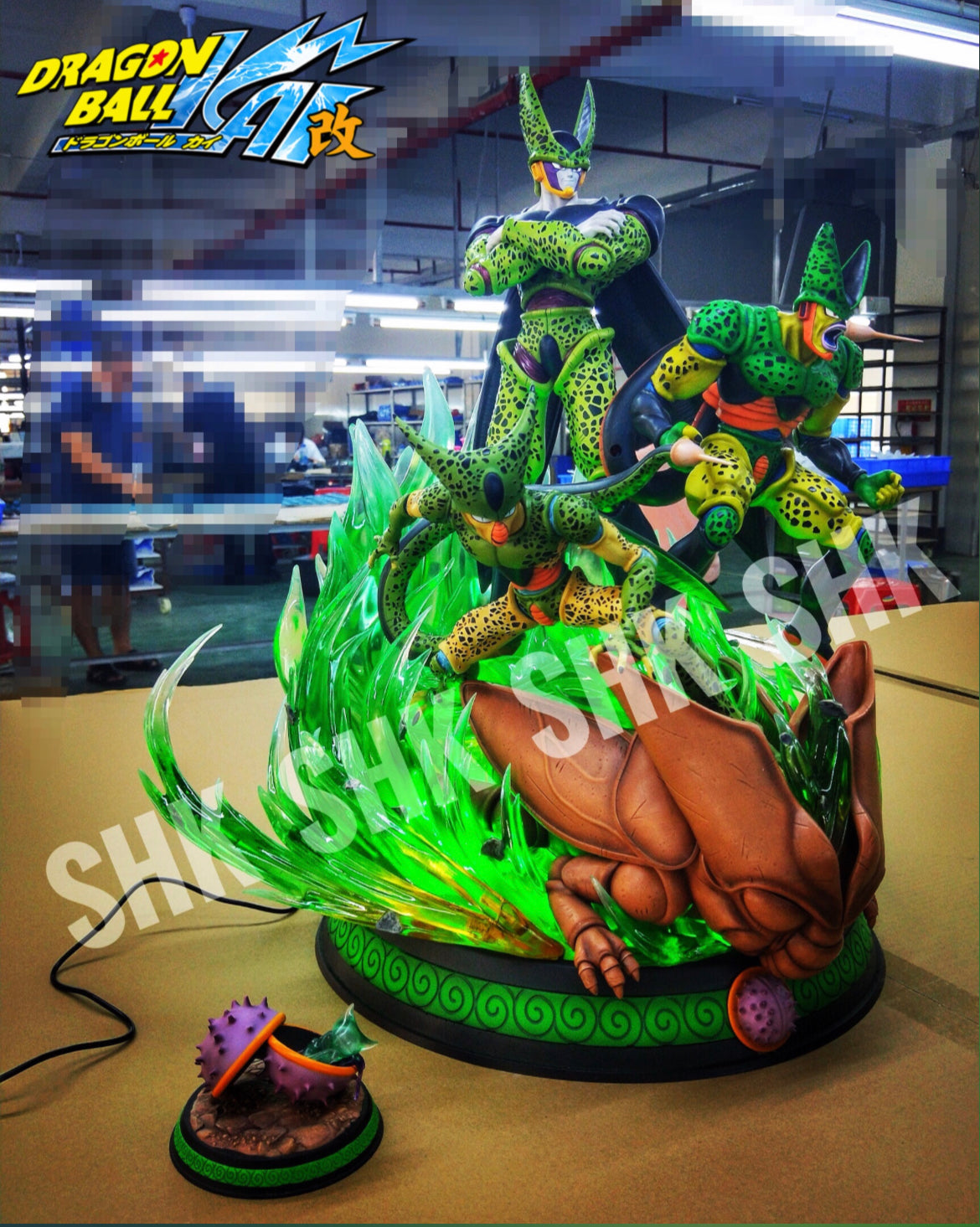 Dragon Ball - SHK - The Evolution of Cell Resin Statue - DaWeebStop